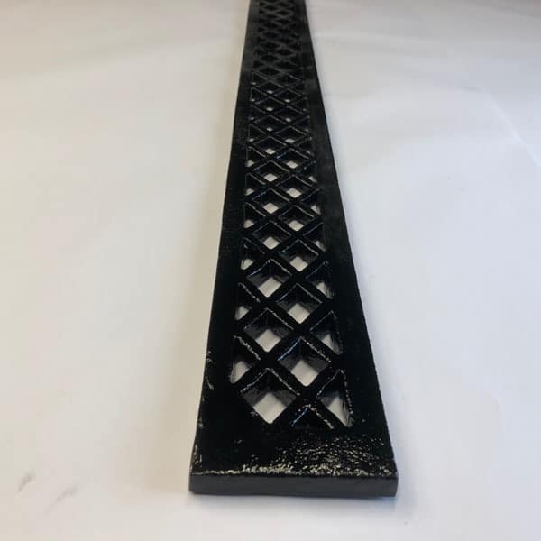 LAT363 Cast Iron Doorstep Lattice Gratings 3 inch wide and 36 inch lengths